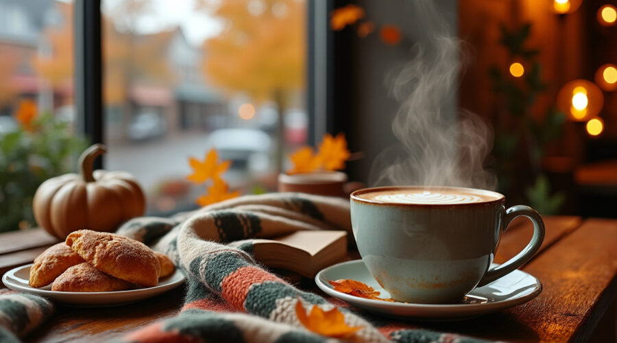 pumpkin spice latte, plaid douillet et gilmore girls : découvrez comment l’automne est devenu la saison du réconfort et des petits rituels cosy.