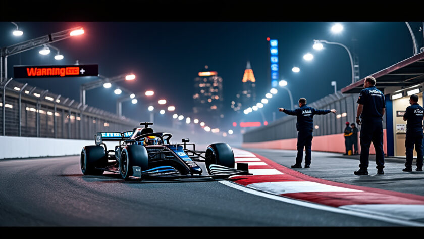 à singapour, pierre gasly est sanctionné en qualifications : son meilleur temps est annulé, un coup dur pour alpine avant le grand prix.
