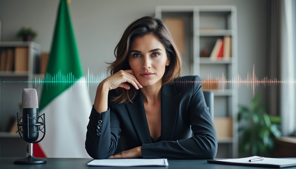 giorgia meloni fait enregistrer sa voix comme marque en italie pour mieux se protéger contre les deepfakes et l’usage frauduleux de son identité.
