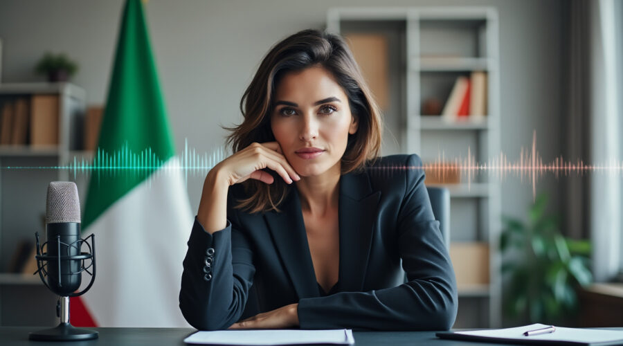 giorgia meloni fait enregistrer sa voix comme marque en italie pour mieux se protéger contre les deepfakes et l’usage frauduleux de son identité.