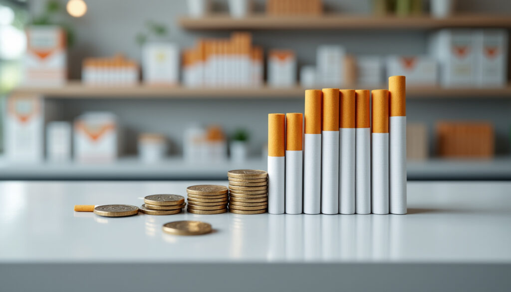 plusieurs marques de cigarettes devraient baisser leurs prix prochainement, avec une réduction pouvant atteindre 40 centimes par paquet.