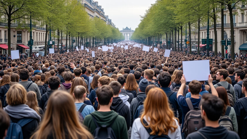 la mobilisation lycéenne se poursuit avec un troisième acte qui pourrait rassembler entre 20 000 et 40 000 personnes dans les rues.