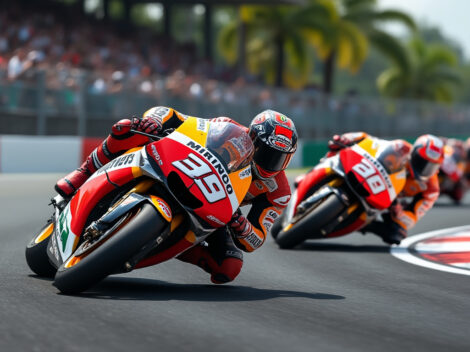 marco bezzecchi s’impose en indonésie. jorge martín et marc márquez restent au coude-à-coude dans une course au titre motogp toujours plus disputée.