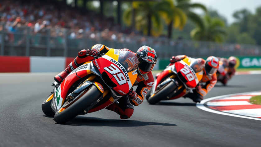 marco bezzecchi s’impose en indonésie. jorge martín et marc márquez restent au coude-à-coude dans une course au titre motogp toujours plus disputée.