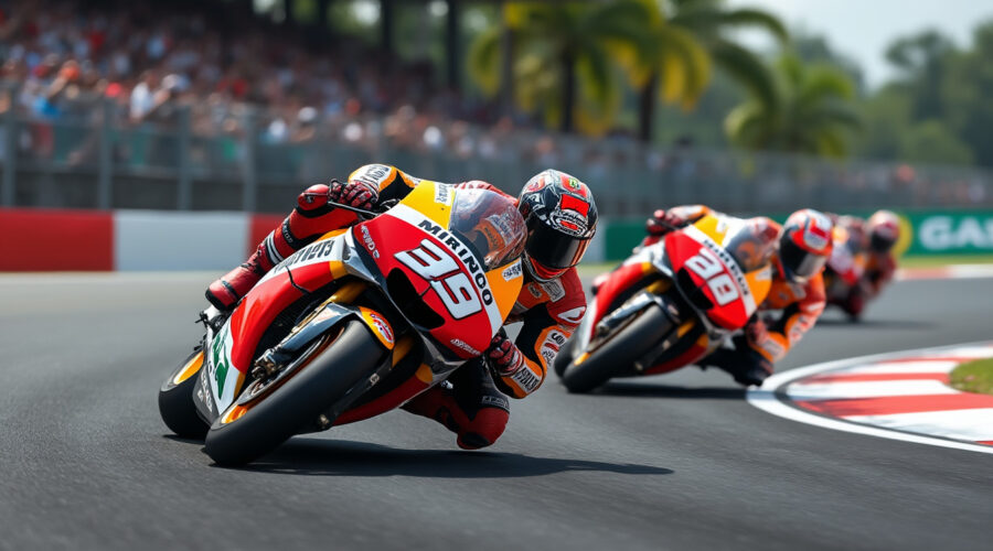 marco bezzecchi s’impose en indonésie. jorge martín et marc márquez restent au coude-à-coude dans une course au titre motogp toujours plus disputée.