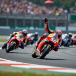 au gp du japon, marc márquez remporte la course sprint. les pilotes français inscrivent des points dans une course intense de motogp.