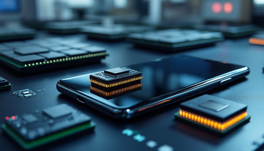 la pénurie de mémoire pourrait contraindre les fabricants à réduire la ram des smartphones haut de gamme, avec un retour possible aux 6 go.