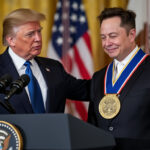 donald trump remet une médaille scientifique à elon musk et le qualifie de « trésor national », une distinction qui suscite l’attention.
