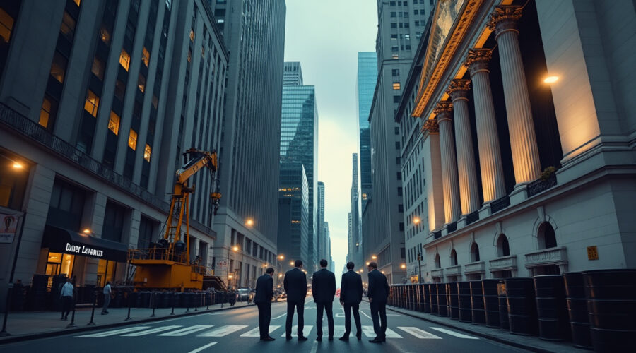 wall street hésite face à la hausse persistante du pétrole et à la politique restrictive de la fed, qui pèsent sur les marchés et les perspectives économiques.